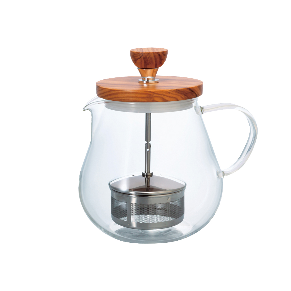 HARIO 橄欖木濾壓茶壺 700ml TEO-70-OV