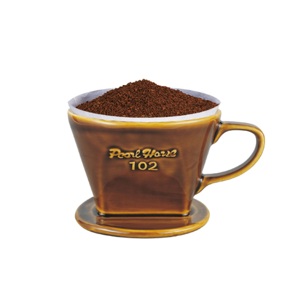 PEARL HORSE 寶馬牌滴漏式咖啡濾器 2-4杯份 咖啡色