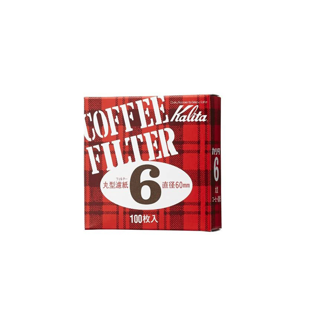 Kalita 丸型濾紙＃6