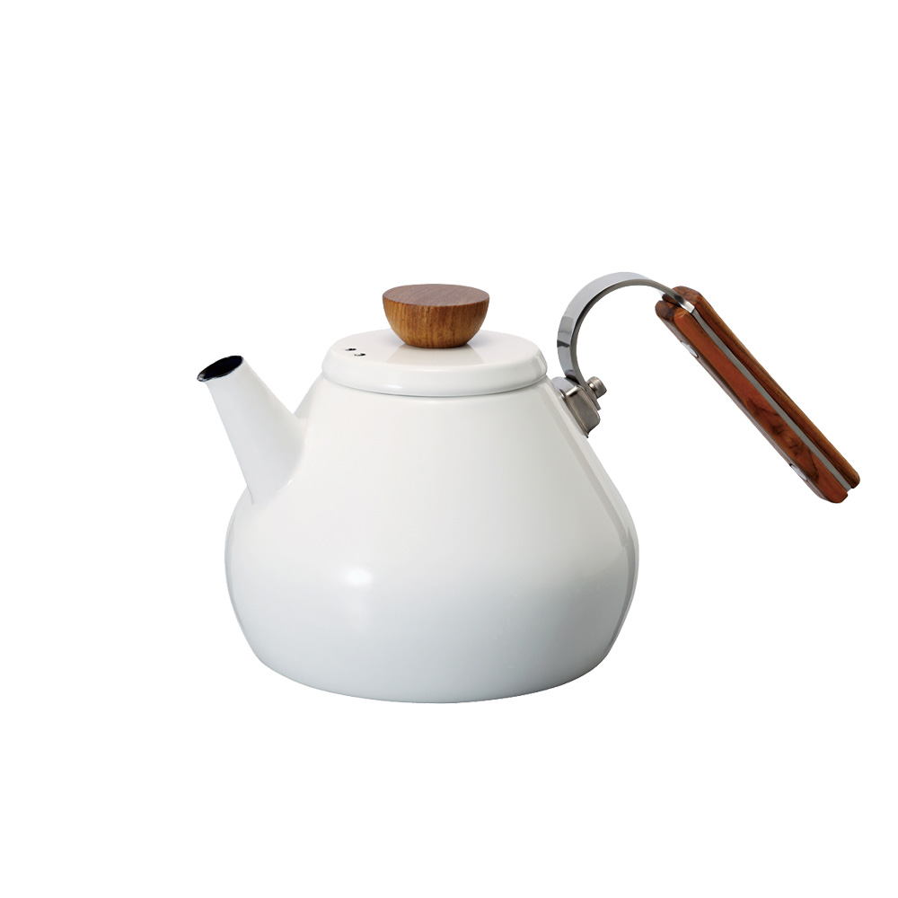 HARIO Bona琺瑯茶壺 BTK-80-W 800ml